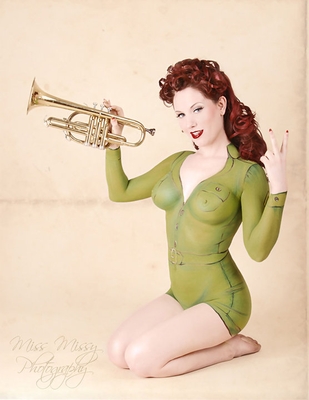 Body Painted Beauties of the Armed Forces