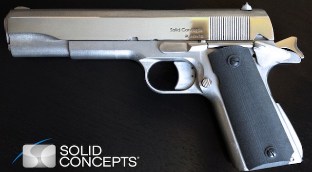 Перший металевий пістолет, який було надруковано на 3D-принтері 