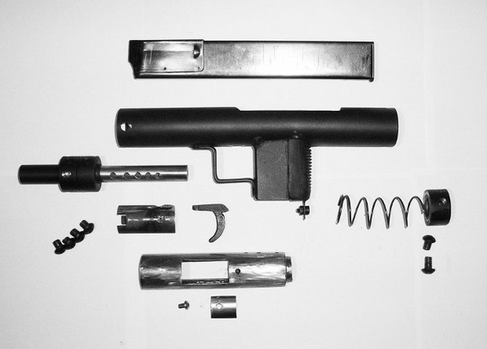 Детали самодельного пистолета-пулемета