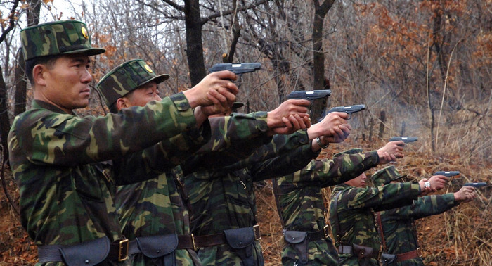 Тренировка по стрельбе – северокорейский метод