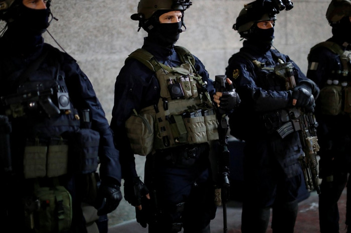 Members of the National Gendarmerie Intervention Group (GIGN) are pictured at their headquarter in Versailles, France, on May 19, 2016