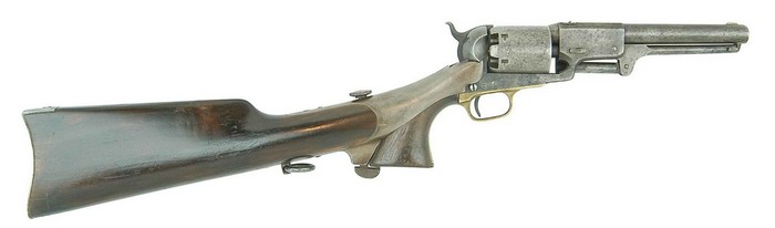 Капсюльный револьвер Colt “Dragoon” с отъемным прикладом, вторая половина 19 века