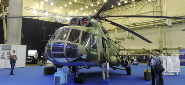 Новий вертоліт Мі-24П1, представлений Укроборонпромом