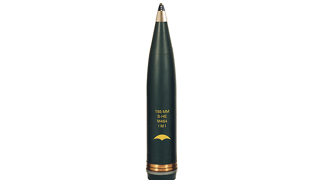 High-explosive artillery shell