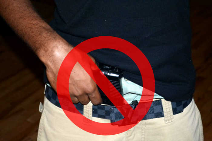 Десять речей, які не варто робити під час прихованого носіння зброї