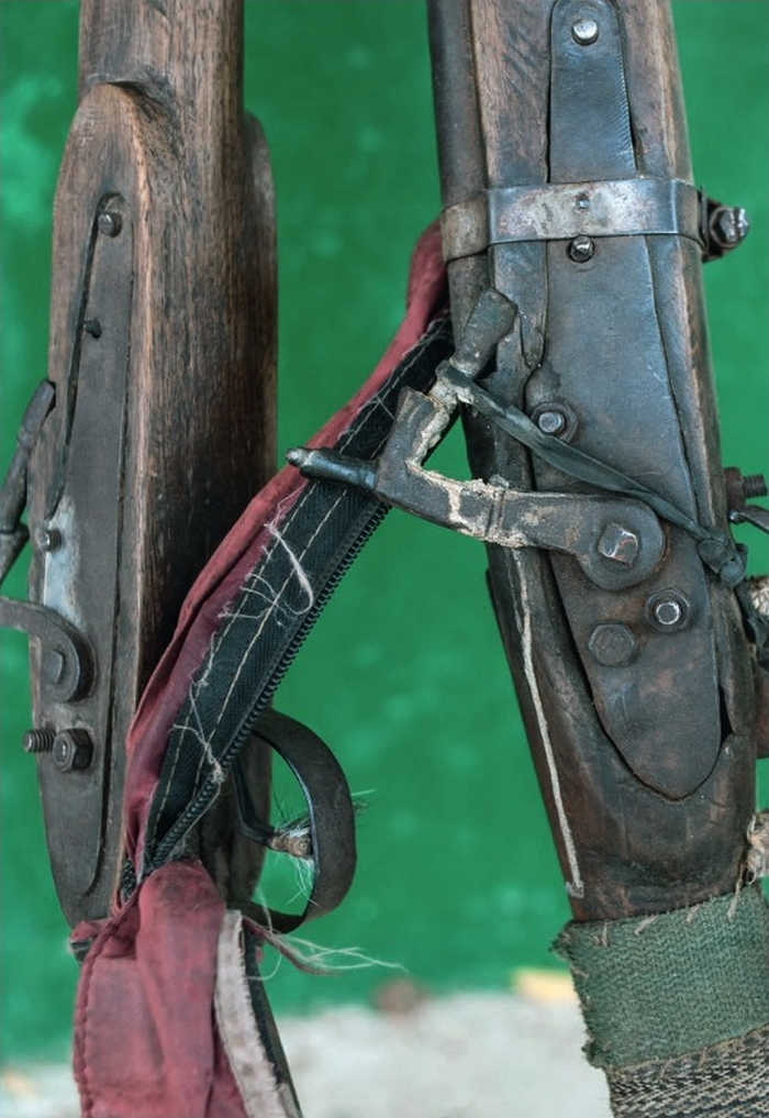 Дульнозарядный Dane gun, конфискованный у браконьеров в Нигерии.