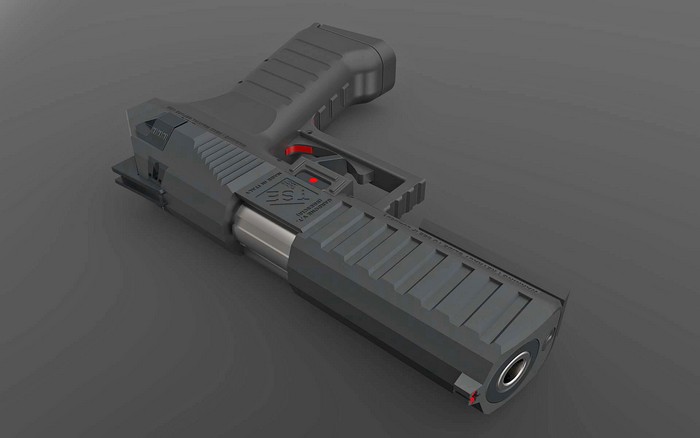 Цей пістолет від Tecnostudio Engineering вийшов більш традиційним.