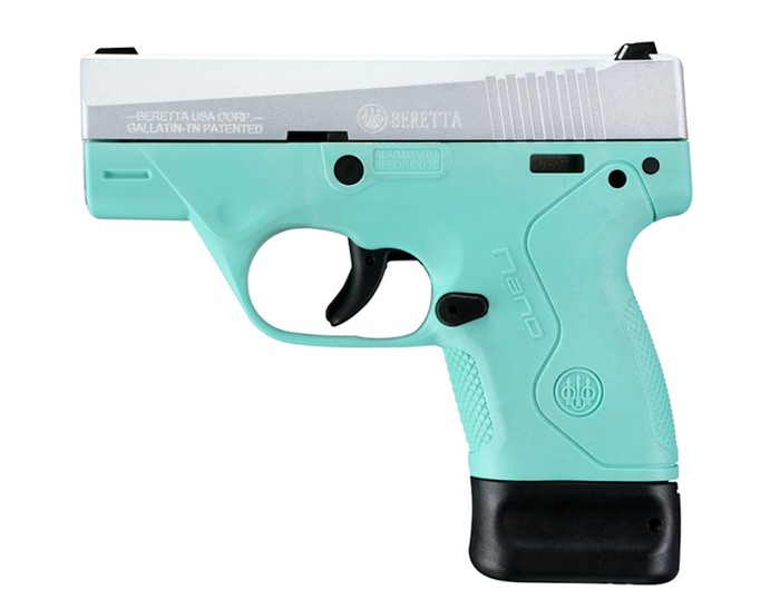 Модель Beretta Nano с рамкой цвета RE Blue. Фото: Beretta