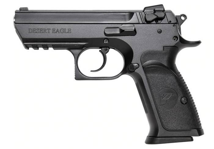 Пістолет Baby Eagle III випускається також і в полукомпактной версії зі стволом 3.85 