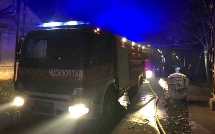 Пожежа на підприємстві компанії Zastava oružje. 30 листопада 2022. Фото: сербські ЗМІ 