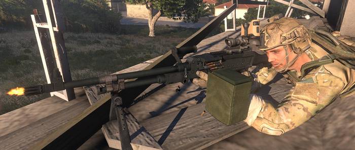 Бельгійський кулемет FN MAG у комп'ютерній грі.