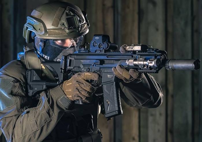 Спеціальна гвинтівка HK437 у калібрі .300 Blackout. Фото: Heckler & Koch 