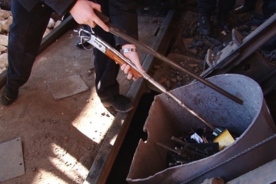 В Івано-Франківську знищили майже 400 одиниць зброї