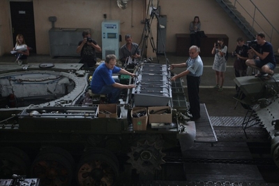 Киевский бронетанковый завод показал БТР, который будет участвовать в параде
