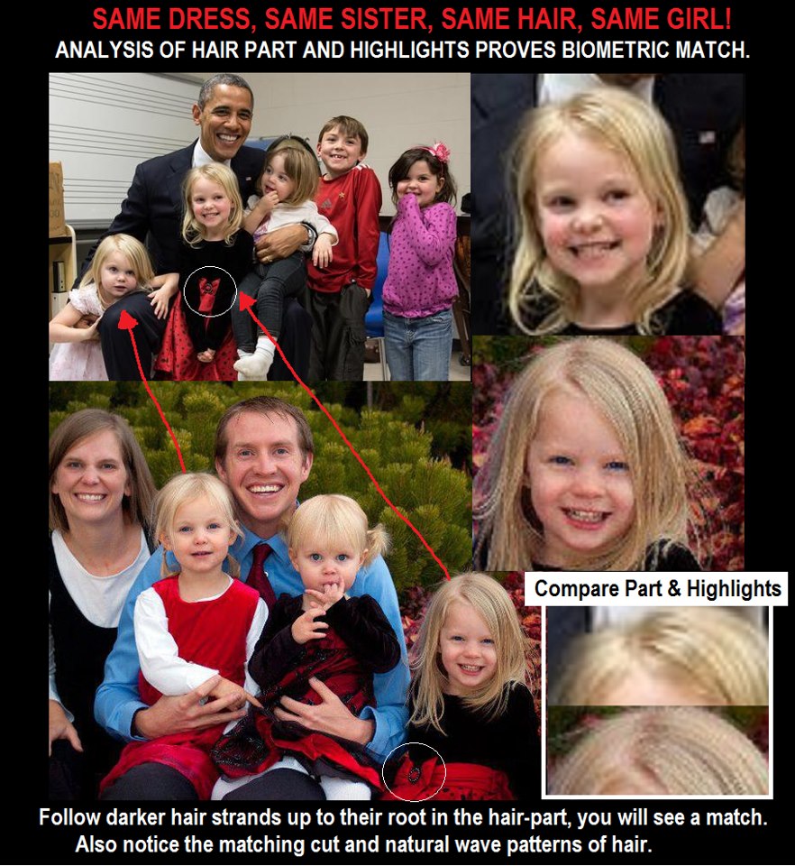 Фото Барака Обамы с детьми и фото семьи потерявшей ребенка в трагедии Сэнди Хук.