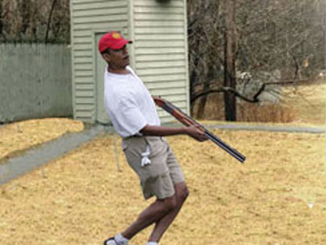 Obama Skeet Shooting