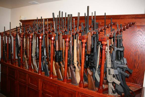 Some of the worlds most impressive personal gun displays