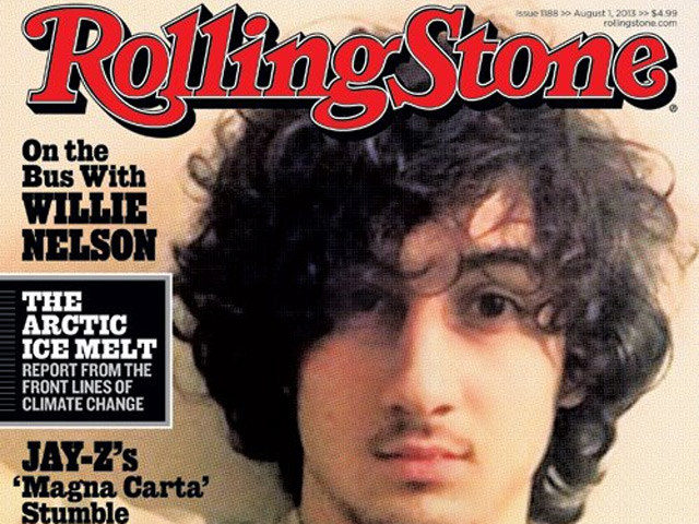 Обложка журнала Rolling Stone с портретом Джохара Царнаева 