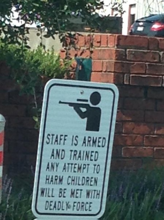 Увага, злочинці, в школі озброєний персонал!