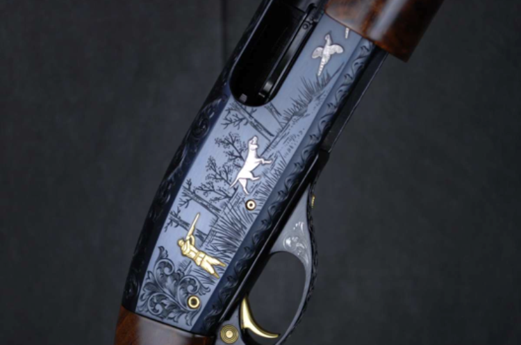 Remington 870 Wingmaster Custom Engraved