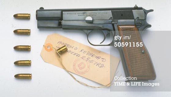 Полуавтоматический пистолет FN Browning Hi-Power, из которого стрелял Агджа