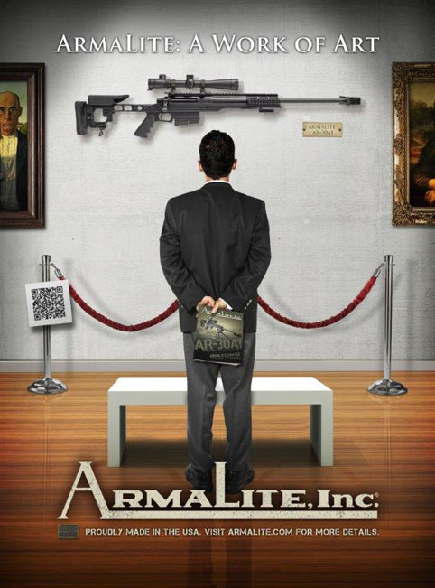 Ещё один рекламный постер ArmaLite  