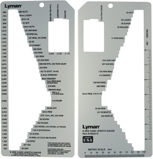 Lyman E-Zee Case Length Gauge II