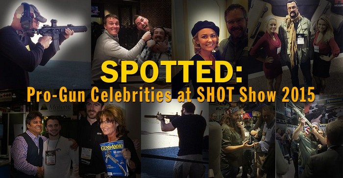 Shot Show 2015 - знаменитости и оружие