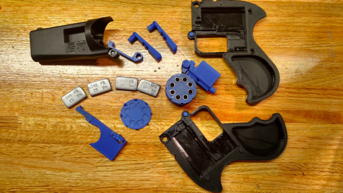 Imura Pistol v2.0 – 3d Printed 22lr Revolver