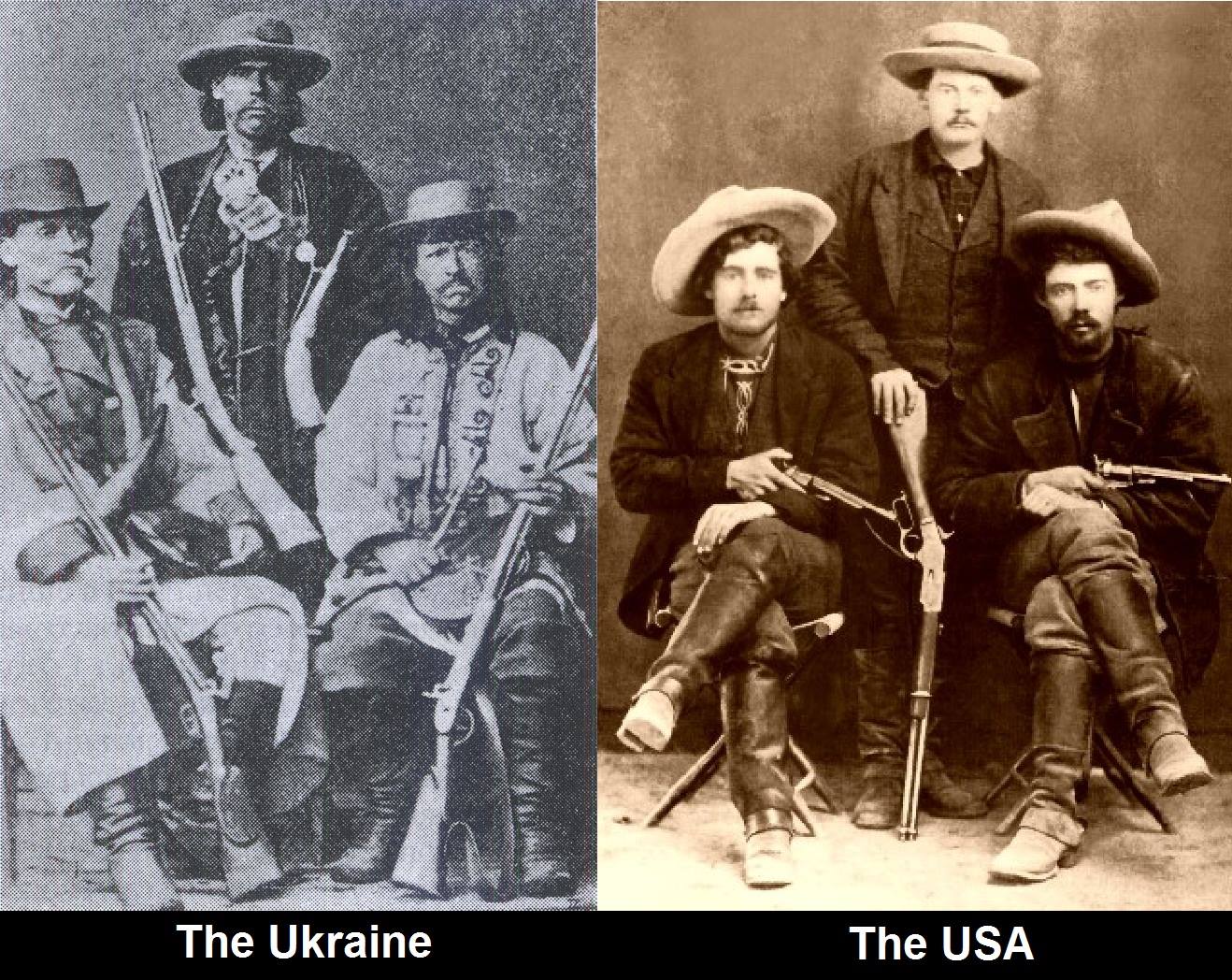 Гуцули і америкацські ковбої. Знайдіть різницю.