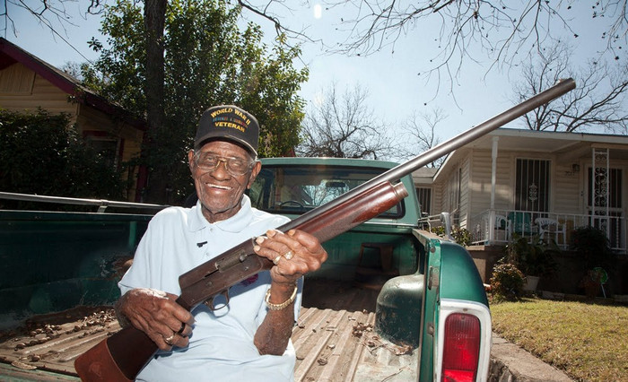 America’s oldest living vet turns 109 and shows us his guns