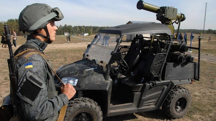 Мобильный противотанковый комплекс украинского производства
