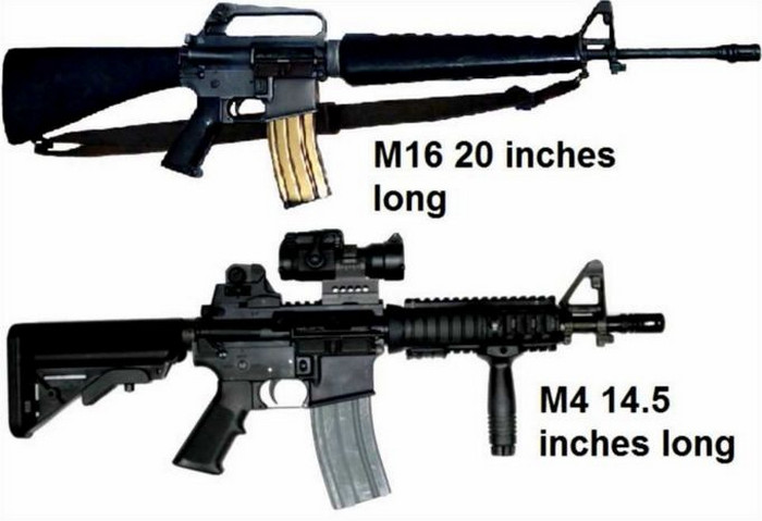 Морская пехота США заменит винтовки M16 на более современные M4