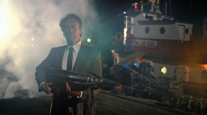 Clint Eastwood’s Harpoon Gun in “The Dead Pool”
