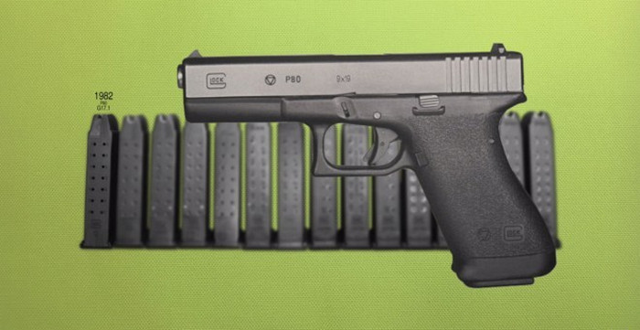 С начала выпуска пистолета Glock 17 для него было создано семнадцать видов магазинов