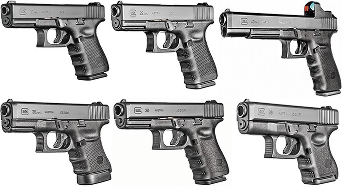 Абсолютно всі пістолети Glock в одному компактному огляді