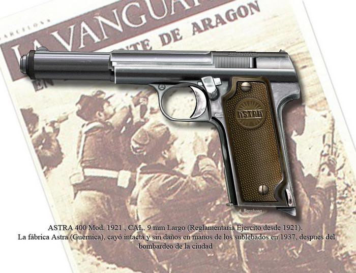 Astra M1921 – основний пістолет Громадянської війни в Іспанії