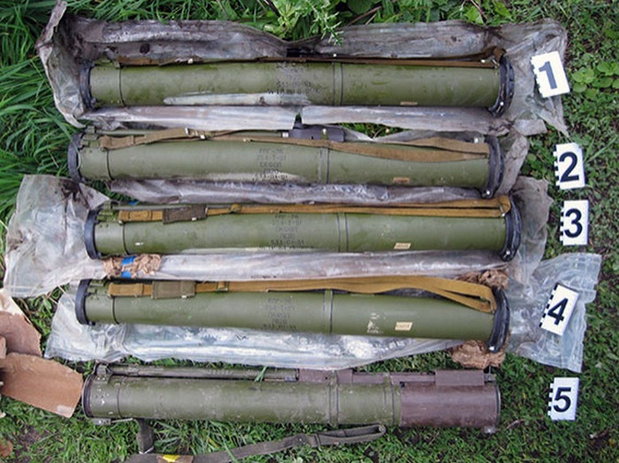 На Харківщині виявили схованку з гранатометами