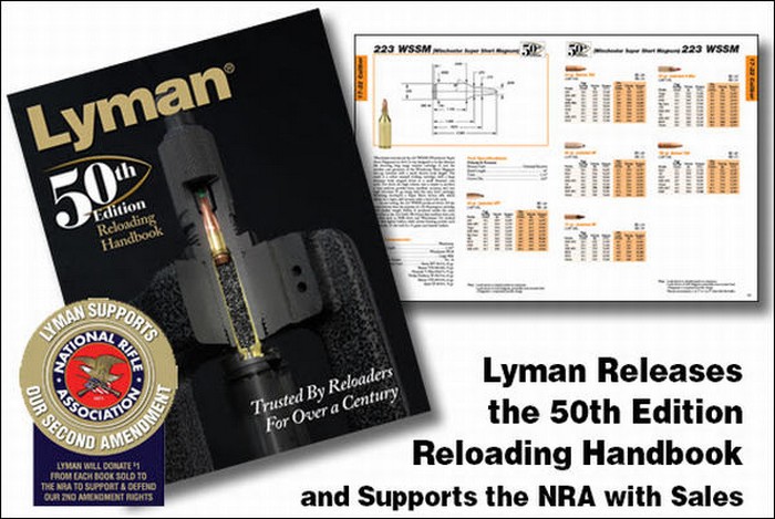 Lyman’s 50th Edition Reloading Handbook