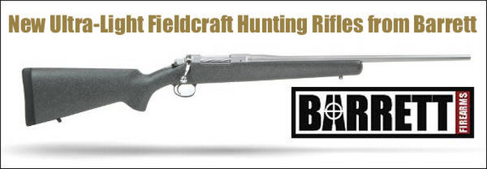 Новая охотничья винтовка Fieldcraft от компании Barrett