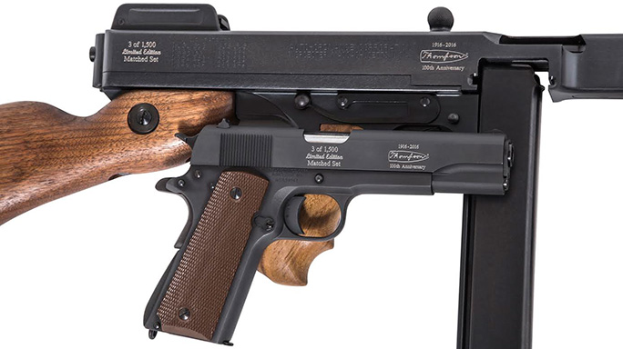 ПП Thompson 1927A-1 Deluxe и пистолет 1911A1 GI Specs