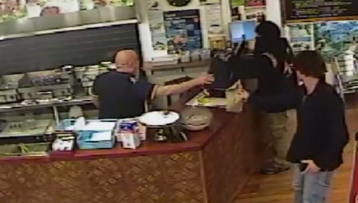 Christchurch souvlaki shop employee unfazed by armed robber
