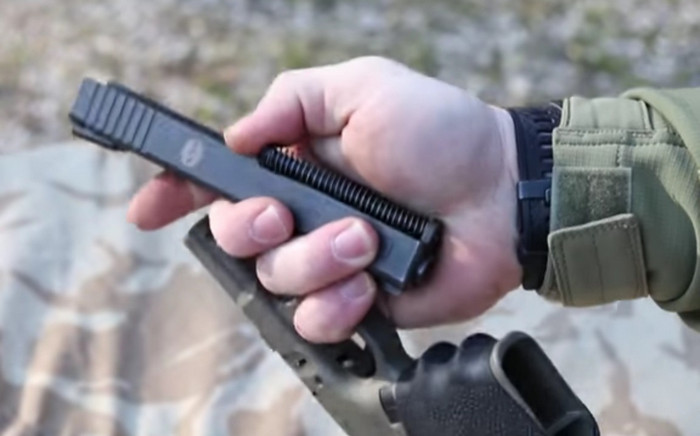 Assembling and Firing a Glock with One Hand