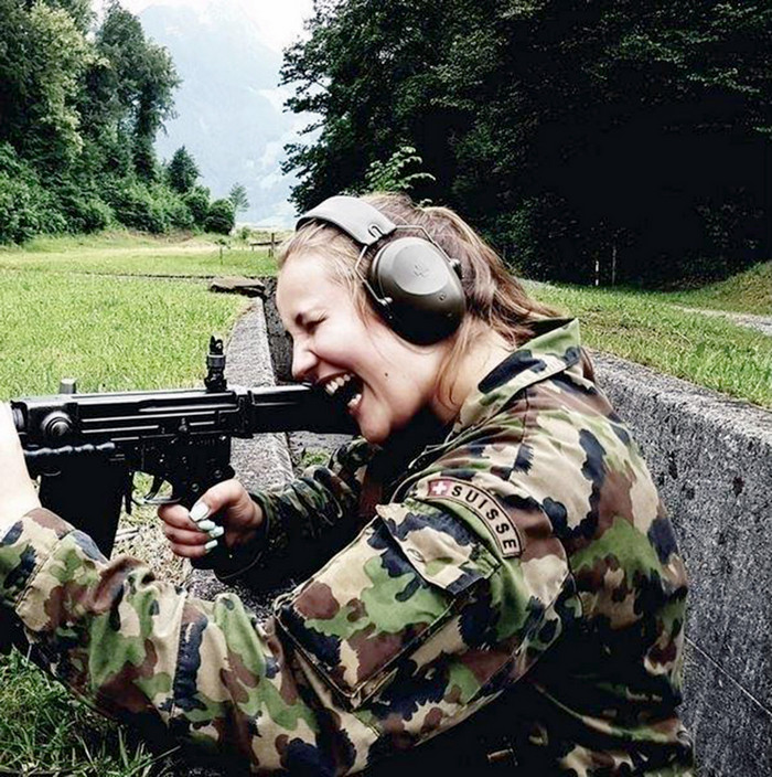 Females in Swiss army