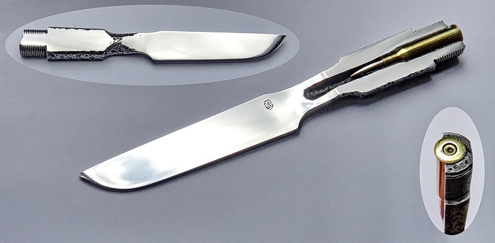 Незвичайні ножі з «копаного» ствола від гвинтівки Мосіна