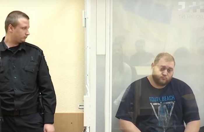 Дмитро Слепченко у залі суду