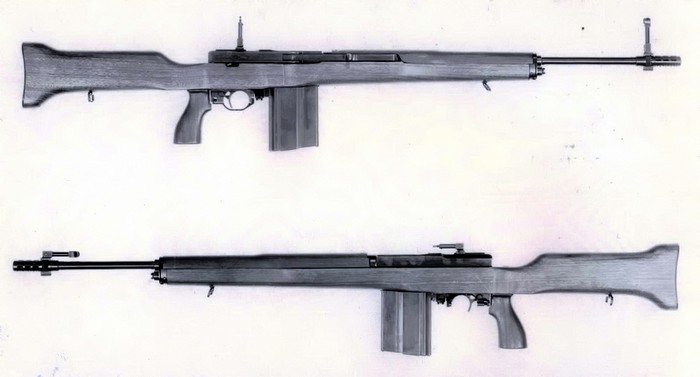 Опытный образец американской «легкой винтовки» T25.