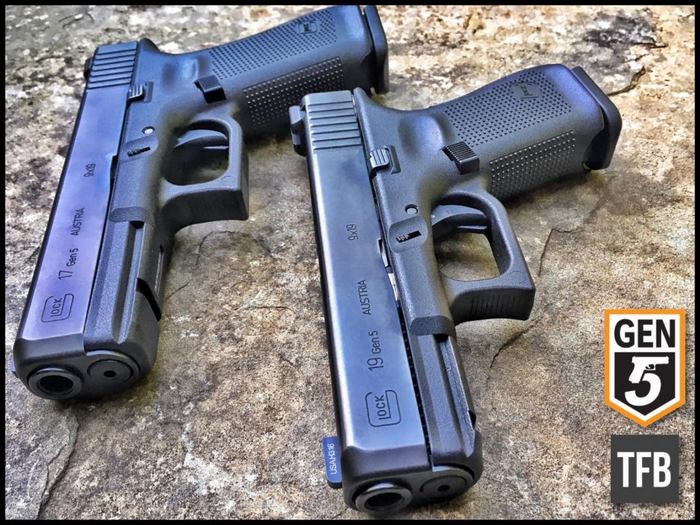 The 5th Generation GLOCK 17 and 19 Gen5 Pistols