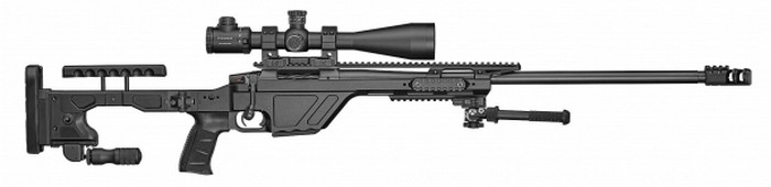 Гвинтівка заснована на моделі CZ-557.