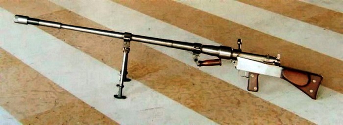 Опытное противотанковое ружьё с коническим стволом конструкции Янечека калибра 15/11 мм